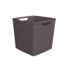 CURVER Paniere en jute - Cube - 17 L - 100% Recyclé