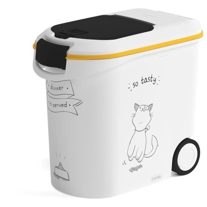 CURVER Conteneur de nourriture Le Diner est servi - 12 kg - 35 L - Bla