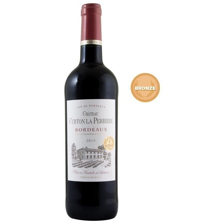 Château Curton La Perriere 2015 Bordeaux - Vin rouge de Bordeaux