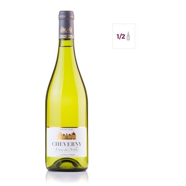 Cuvée des nobles 2019 Cheverny - Vin blanc de Loire - 37,5 cl