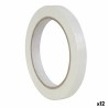 Ruban adhésif Apli 66 m Blanc 12 mm PVC (12 Unités)