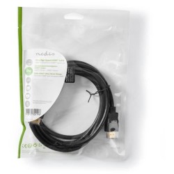 NEDIS Ultra High Speed HDMI™ Cable - HDMI™ Connector - HDMI™ Connector - 2.00 m - Noir