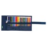 Trousse Scolaire avec Accessoires Benetton Love Blue marine (27 Pièces) (7 x 20 x 7 cm)