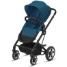 CBX BY CYBEX Poussette duo Talos S - Des la naissance - Jusqu'a 22kg - Dossier inclinable - Roues increvables - Black River Blue