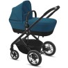 CBX BY CYBEX Poussette duo Talos S - Des la naissance - Jusqu'a 22kg - Dossier inclinable - Roues increvables - Black River Blue