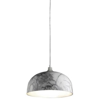 Lustre - suspension effet marbre 34x128,5 cm E27 40 W
