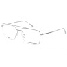 Monture de Lunettes Homme Porsche Design P8381-C-57 ø 57 mm Argenté