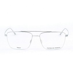 Monture de Lunettes Homme Porsche Design P8381-C-57 ø 57 mm Argenté