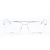 Monture de Lunettes Homme Porsche Design P8381-C-57 ø 57 mm Argenté