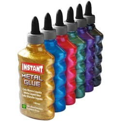 Files d'attente instantanées INSTANT Metal Glue Multicouleur 6 Unités