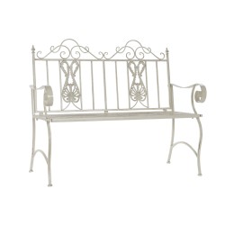 Banc DKD Home Decor Blanc...