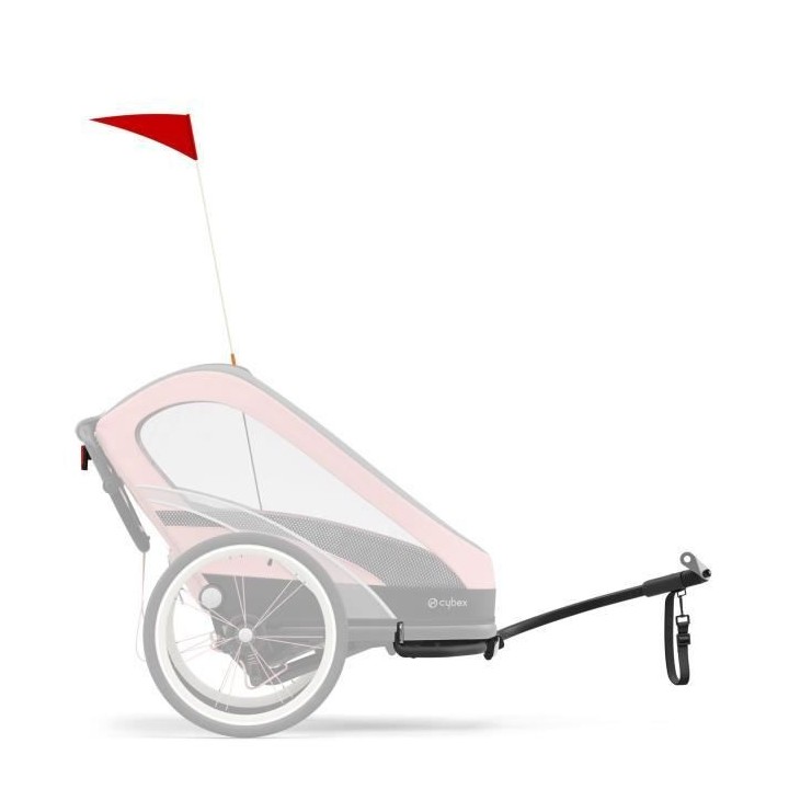 CYBEX Kit vélo ZENO - Bras armature, Accroche vélo, Drapeau de sécu