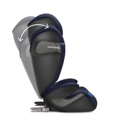 CYBEX Solution S2 i-Fix - Siege auto Groupe 2/3 - Navy Blue