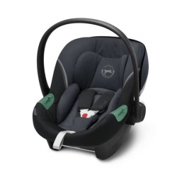 Cybex Siege auto Aton S2 - Groupe 0+ - De la naissance a 2 ans - Fixation Embase ou ceinture - Harnais 3 points - Noir granite