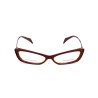 Monture de Lunettes Femme Alexander McQueen AMQ-4163-W0B Jaune Bordeaux