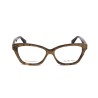 Monture de Lunettes Femme Alexander McQueen AMQ-4268-OFN Doré Havana