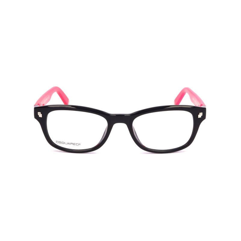 Monture de Lunettes Unisexe Dsquared2 DQ5006-01B ø 51 mm Noir