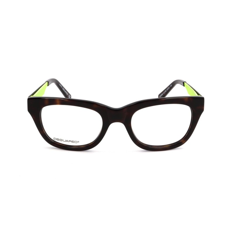 Monture de Lunettes Unisexe Dsquared2 DQ5096-052 ø 50 mm Havana