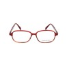 Monture de Lunettes Unisexe Ermenegildo Zegna VZ3501-06DR ø 52 mm Rouge