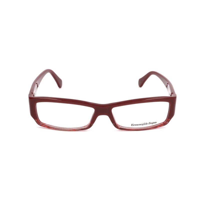 Monture de Lunettes Unisexe Ermenegildo Zegna VZ3536-09M8 ø 55 mm Rouge