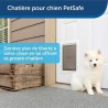 PetSafe - Porte pour Animaux pour Conditions Climatiques Extremes - Triple protection Contre Froid/Chaud, Cadre aluminium, Taill