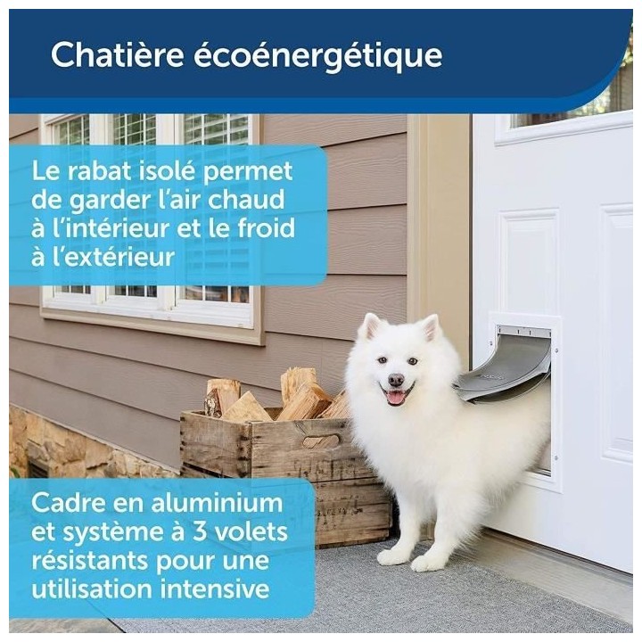 PetSafe - Porte pour Animaux pour Conditions Climatiques Extremes - Tr