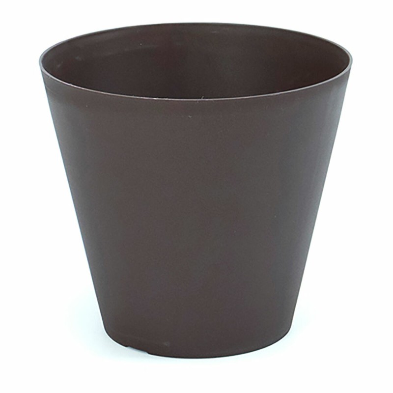 Cache-pot Plastiken Ø 18 cm Bronze polypropylène