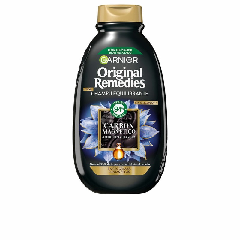 Shampooing Garnier Original Remedies Équilibrante Charbon de bois magnétique (250 ml)