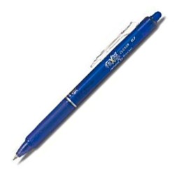 Crayon Pilot Frixion Clicker Encre effaçable Bleu 0,4 mm 12 Unités