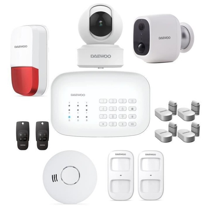 DAEWOO Pack Alarme Wifi / GSM - SA621
