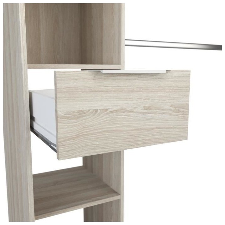 DEMEYERE Kit dressing 2 colonnes + 2 penderies + 2 tiroirs - Décor Ch