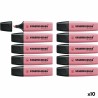 Marqueur fluorescent Stabilo Boss Rose (10 Unités)