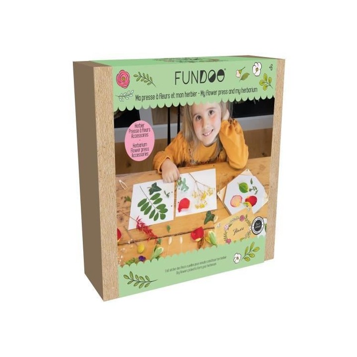 FUNDOO - Mon Herbier + Presse a Fleurs