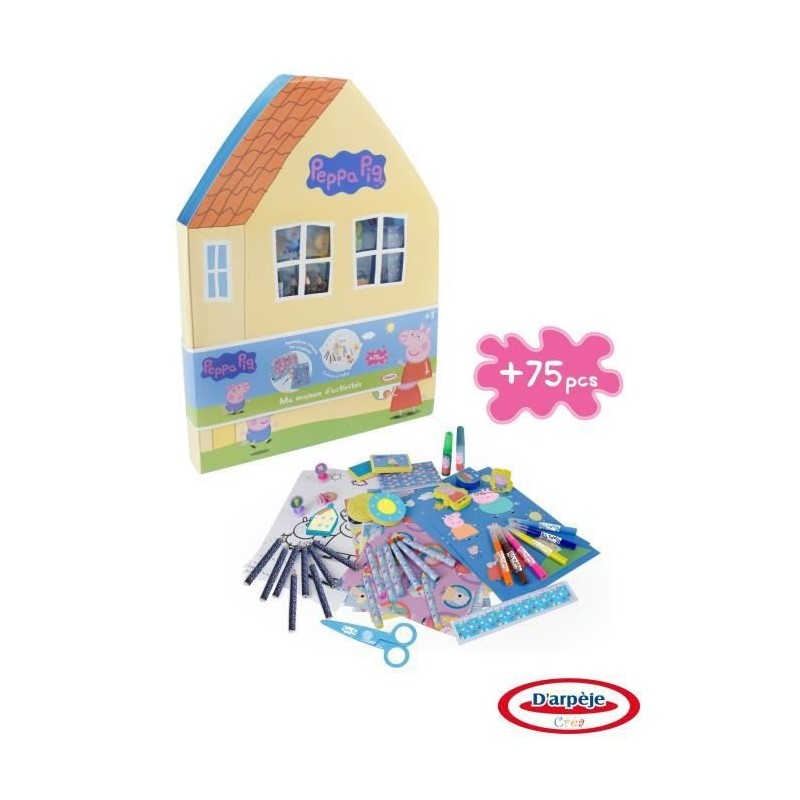 PEPPA PIG - Ma Maison d'Activités - 75 pieces