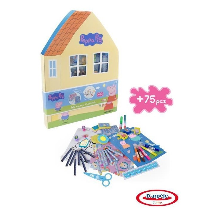 PEPPA PIG - Ma Maison d'Activités - 75 pieces