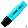 Marqueur fluorescent Stabilo Boss Bleu 10 Unités