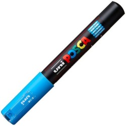 Marqueur POSCA PC-1M Bleu clair 6 Unités