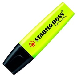 Marqueur fluorescent Stabilo Boss Jaune 10 Unités