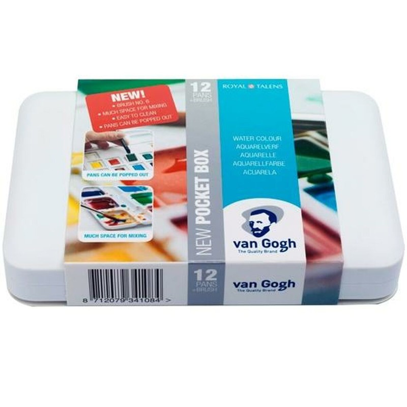 Set de peintures aquarelle Talens Van Gogh Multicouleur