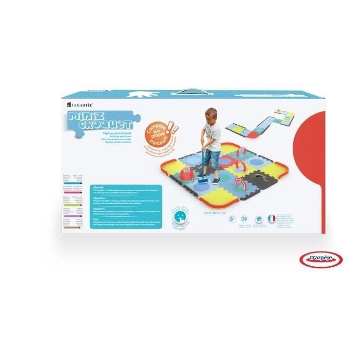 MINIZ CROQUET - TAPIS PUZZLE EN MOUSSE - TATAMIZ