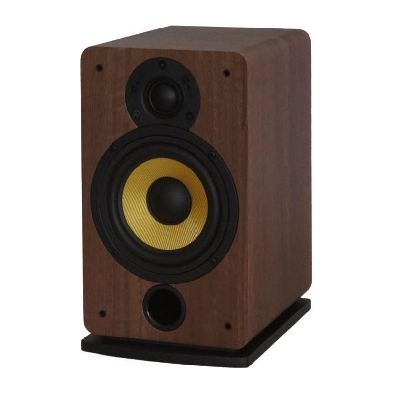 DAVIS ACOUSTICS EVA - Paire d'enceintes Bibliotheque - 2 hauts parleurs - 110W - 88dB - Noyer américain