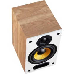 DAVIS ACOUSTICS MIA 30 - Paire d'enceintes Bibliotheque - 2 hauts parleurs - 110W - 88dB - Chene clair et blanc