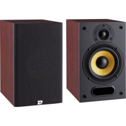 DAVIS ACOUSTICS MIA 20 - Paire d'enceintes bibilotheque - 88dB - 110W - 2 haut-parleurs, 2 voies - Tweeter 25mm - Rouge