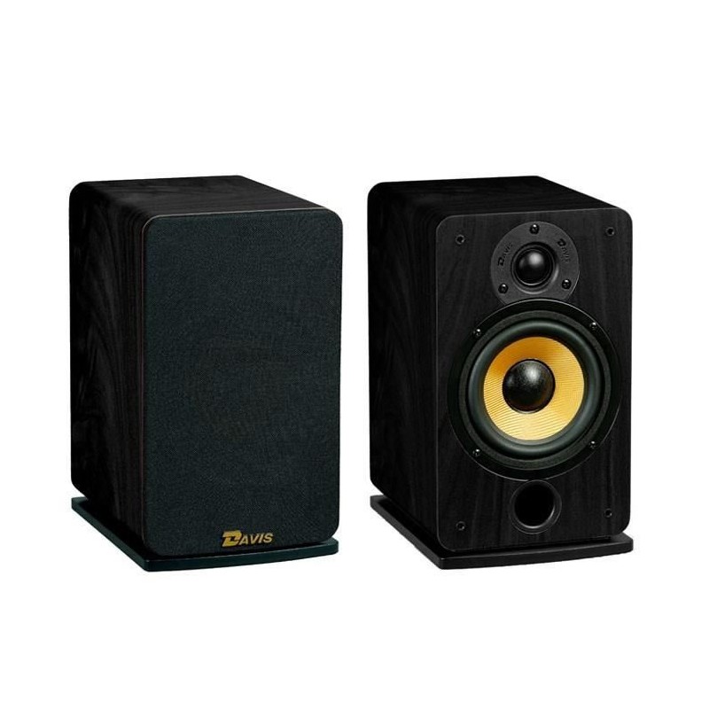 DAVIS ACOUSTICS EVA - Paire d'enceintes Bibliotheque - 2 hauts parleurs - 110W - 88dB - Frene noir