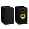 DAVIS ACOUSTICS EVA - Paire d'enceintes Bibliotheque - 2 hauts parleurs - 110W - 88dB - Frene noir