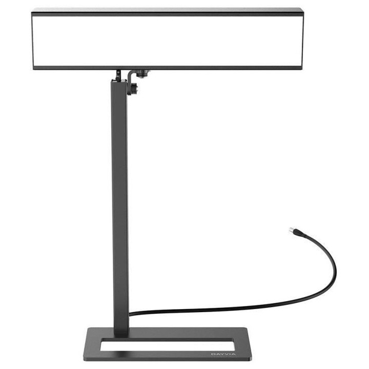 DAYVIA Sundesk black03 Lampe de luminothérapie - Intensité et couleu
