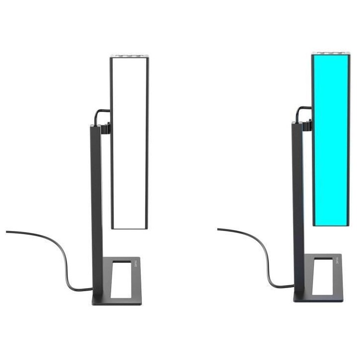 DAYVIA Sundesk black03 Lampe de luminothérapie - Intensité et couleu