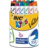 Ensemble de Marqueurs Bic Kids Mini Velleda 24 Pièces Tableau blanc Multicouleur