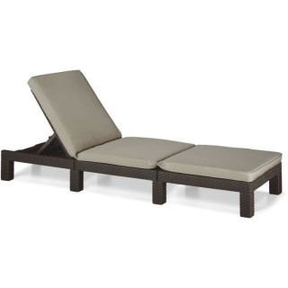 Allibert by KETER - Daytona - bain de soleil - résine imitation rotin