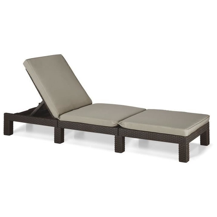 Allibert by KETER - Daytona - bain de soleil - résine imitation rotin